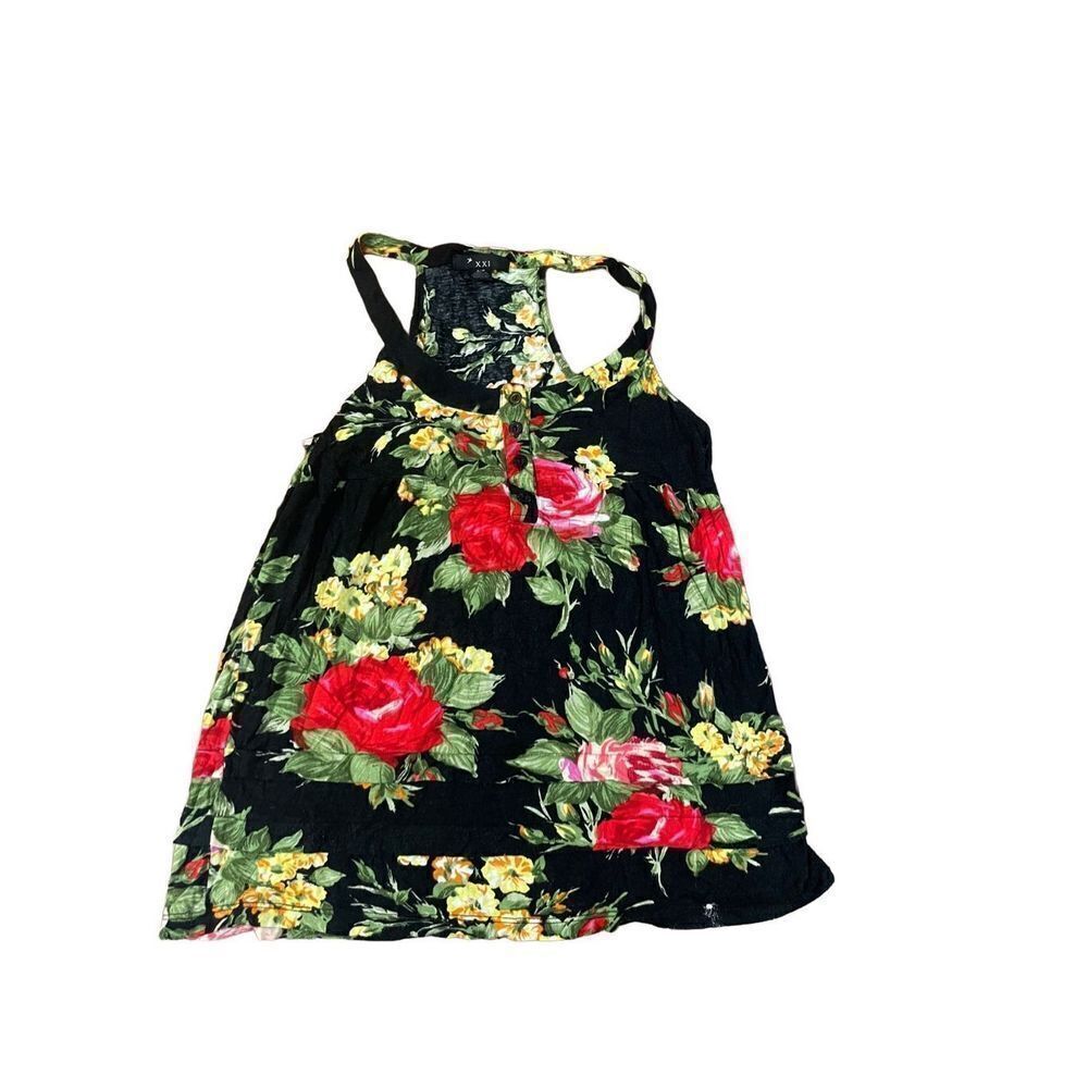 Forever 21 floral tank size small petite‎